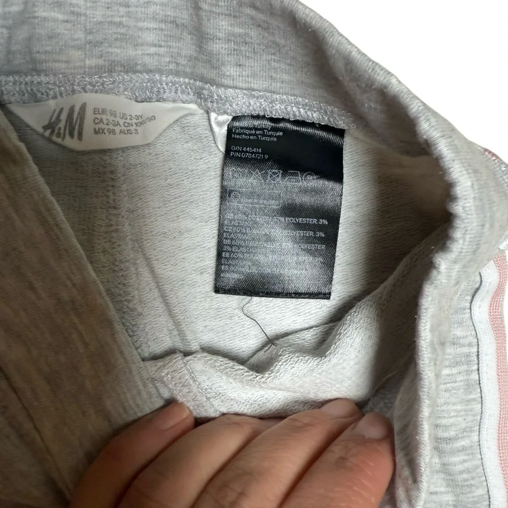 H&M girls gray